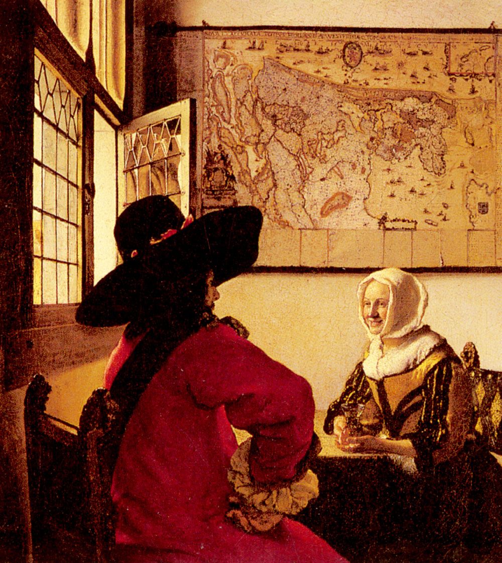 Officer And Laughing Girl by Johannes Vermeer
